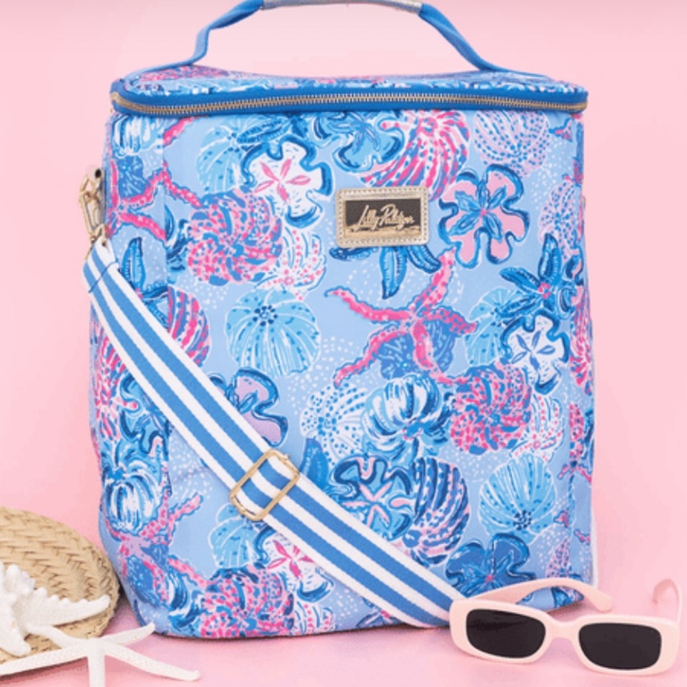 Lilly Pulitzer Beachcomber Insulated Cooler / Wine Carrier Tote Bag